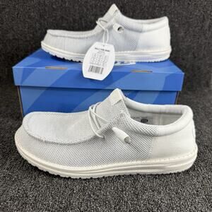 Hey Dude Wally Funk Mono Ghosted Gray Slip-On Comfort Shoes EBS1079 Men’s Size 9